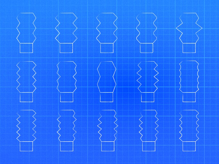 Nox One concrete base, back view