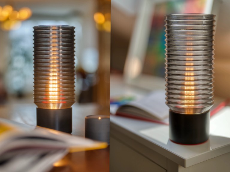 Nox One Halo, in modern classic living room setting